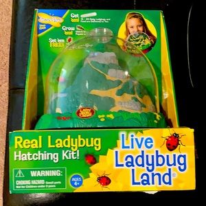 Lady bug house!  Mail to order ladybugs!
